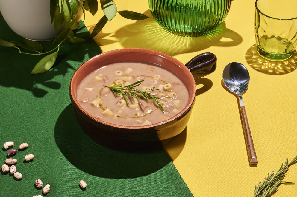 Pasta e fagioli alla Dialbrodo